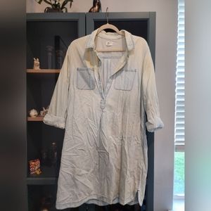 Navy beige safari dress old navy